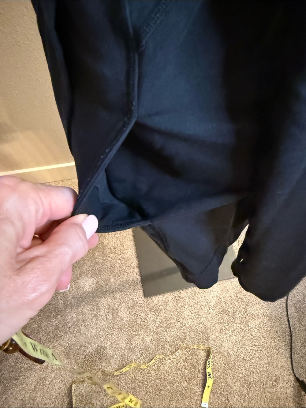 lululemon athletica Black Asymmetrical Hooded Pullover - Picture 6 of 9